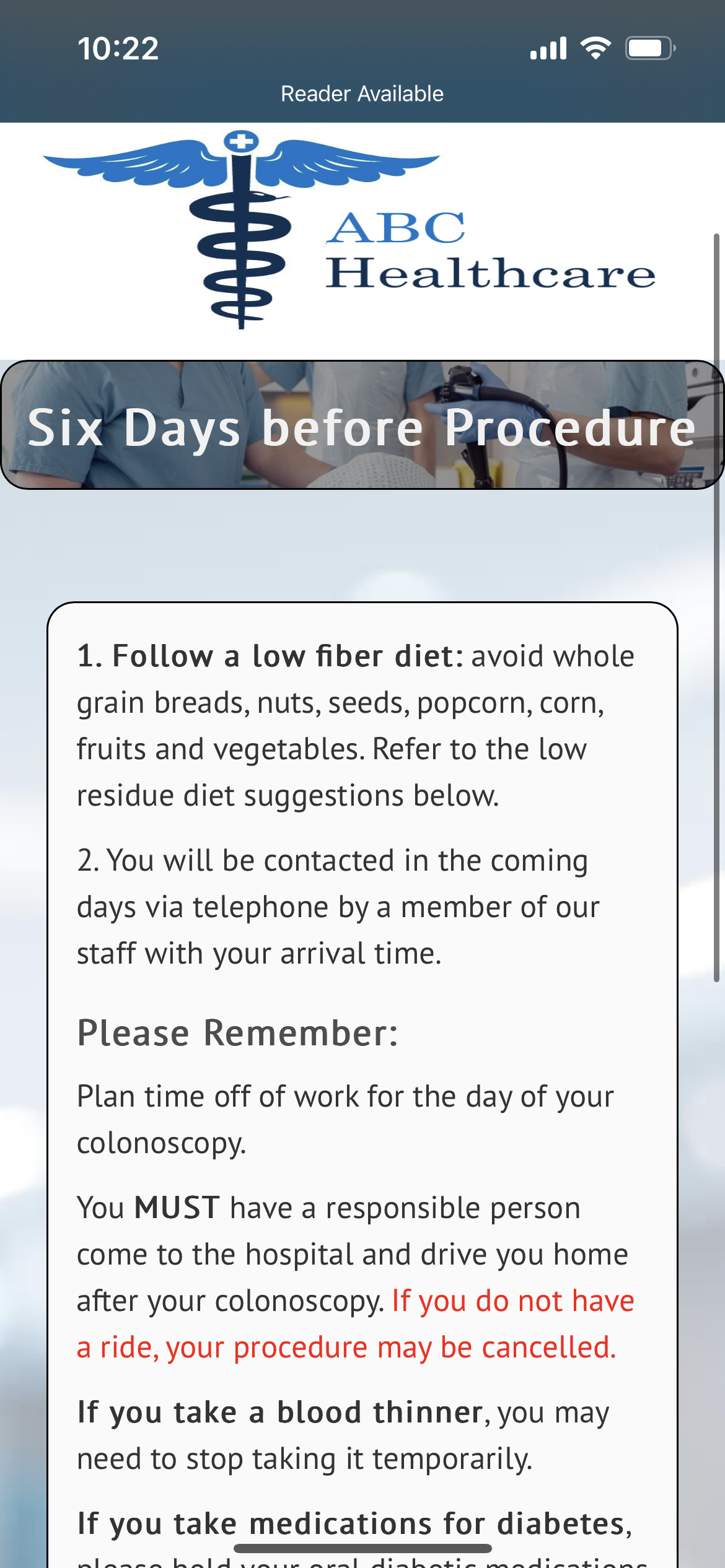 screenshot of Zappix Digital Patient Engagement